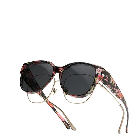 Lunettes de soleil femme cat eye Florales