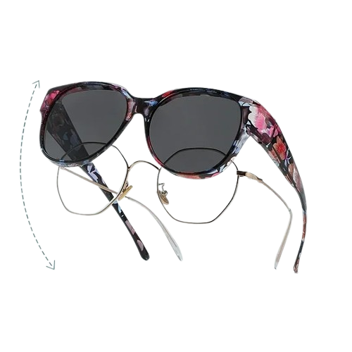 Lunettes de soleil femme cat eye Florales