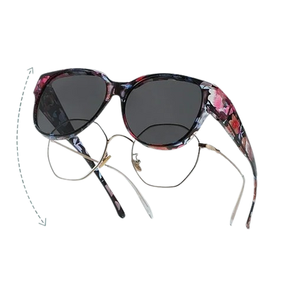 Lunettes de soleil femme cat eye Florales