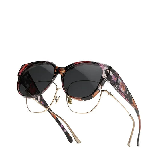 Lunettes de soleil femme cat eye Florales