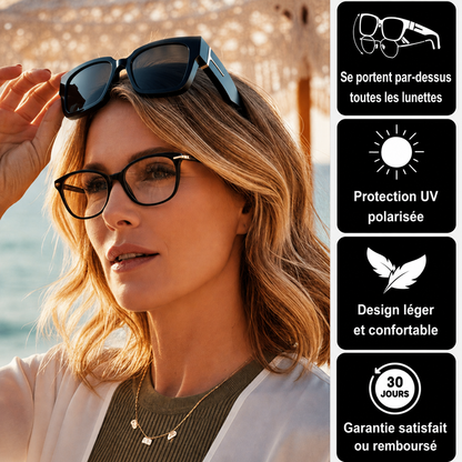 Lunettes de soleil femme cat eye
