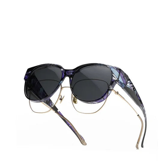 Lunettes de soleil femme cat eye Florales