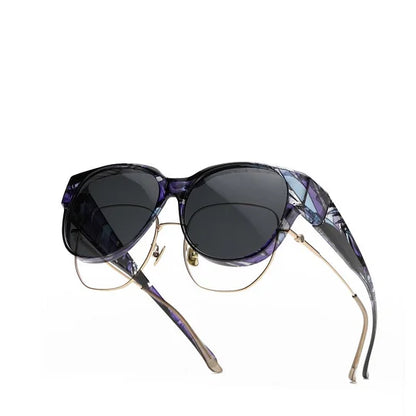 Lunettes de soleil femme cat eye Florales